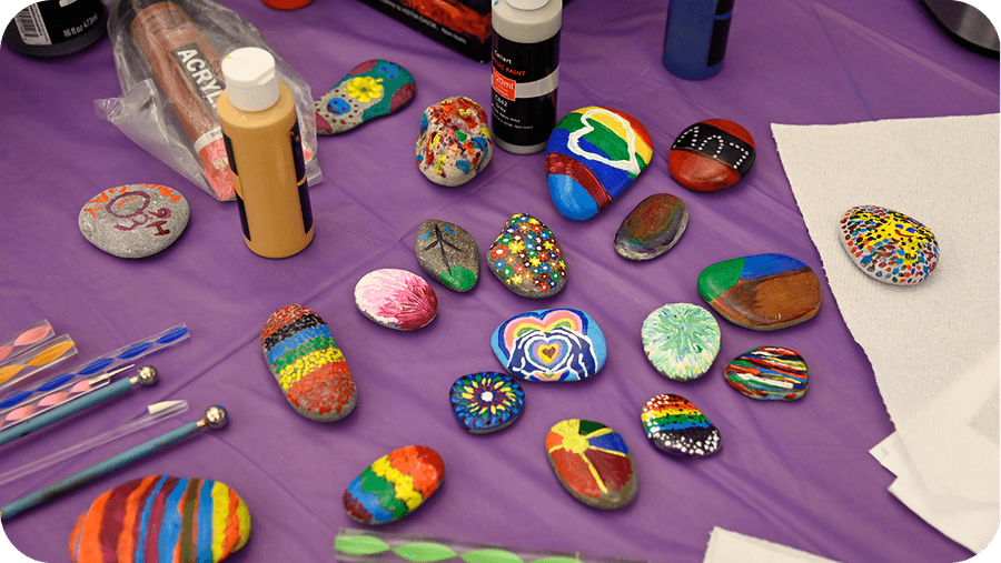 LAMBDA Pride Rocks Painting Event